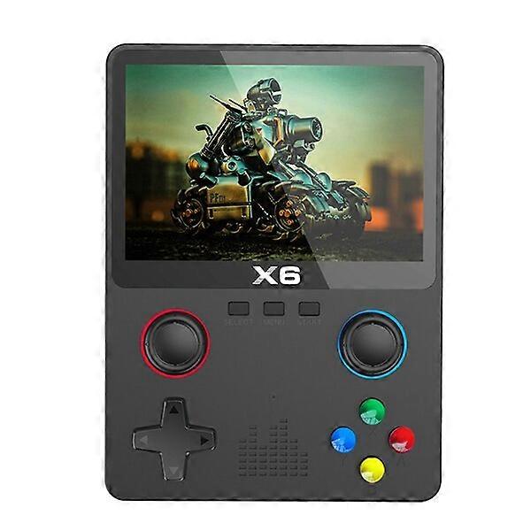 New X6 3.5Inch IPS Screen Handheld Game Player Dual Joystick 11 Simulators GBA Video Game Console for Kids Gifts