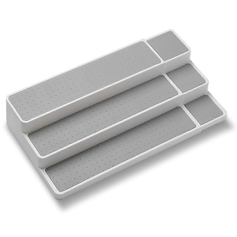 Horizontal Pull Stretch 3-layer Step Seasoning Storage Rack Kitchen Accessories