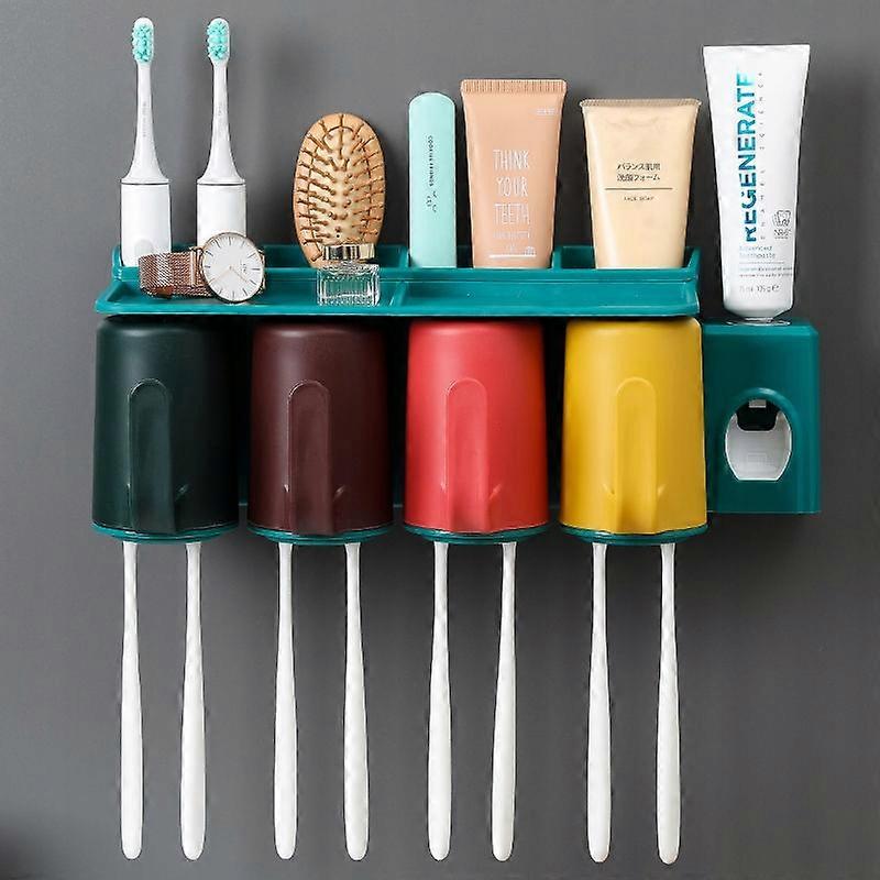 Toothbrush Holder Paste Dispenser