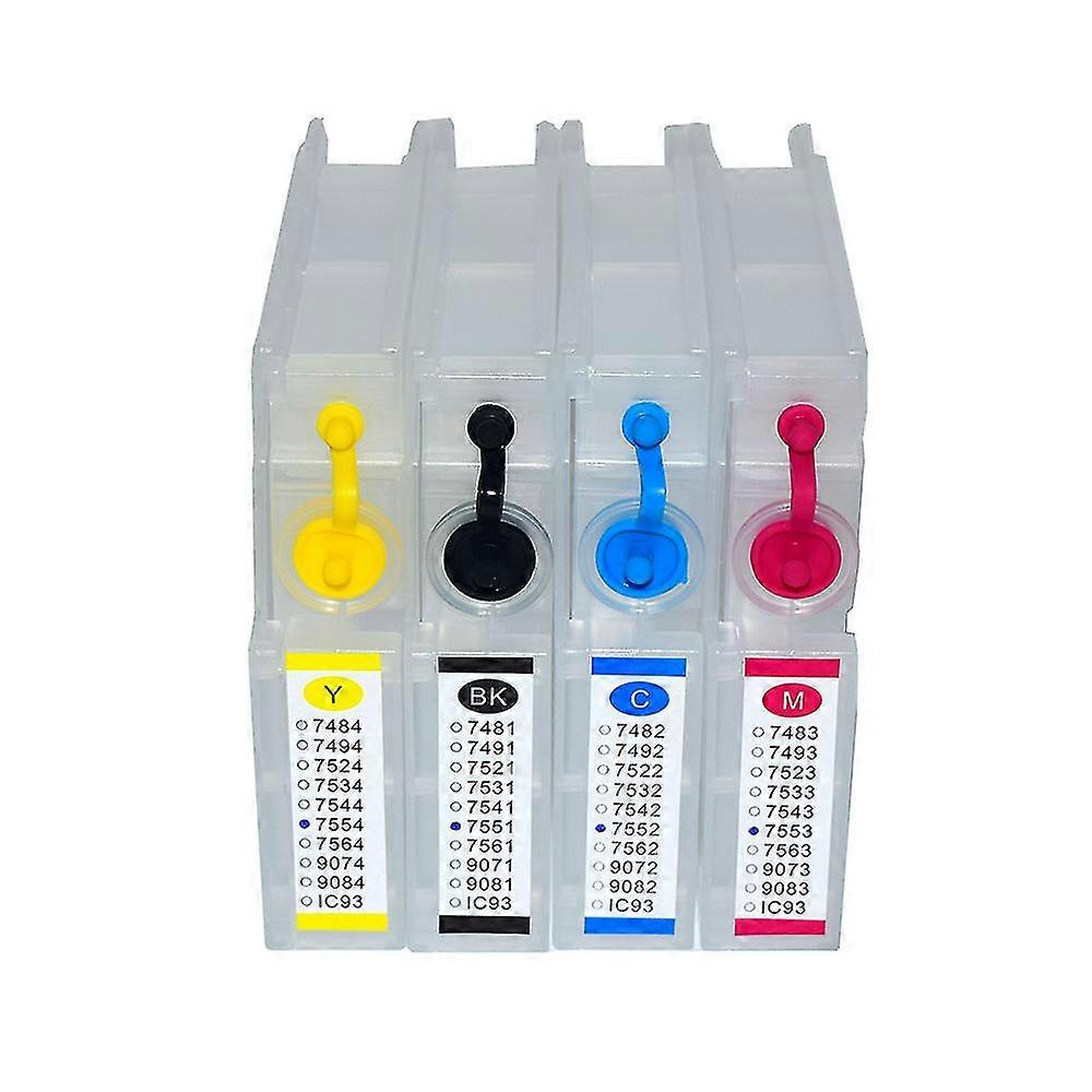 unique Europe Version! T9071 T9074 T9081-T9084 Refill Ink Cartridge With Chip For Epson WorkForce Pro WF-6590 WF-6090 Printer