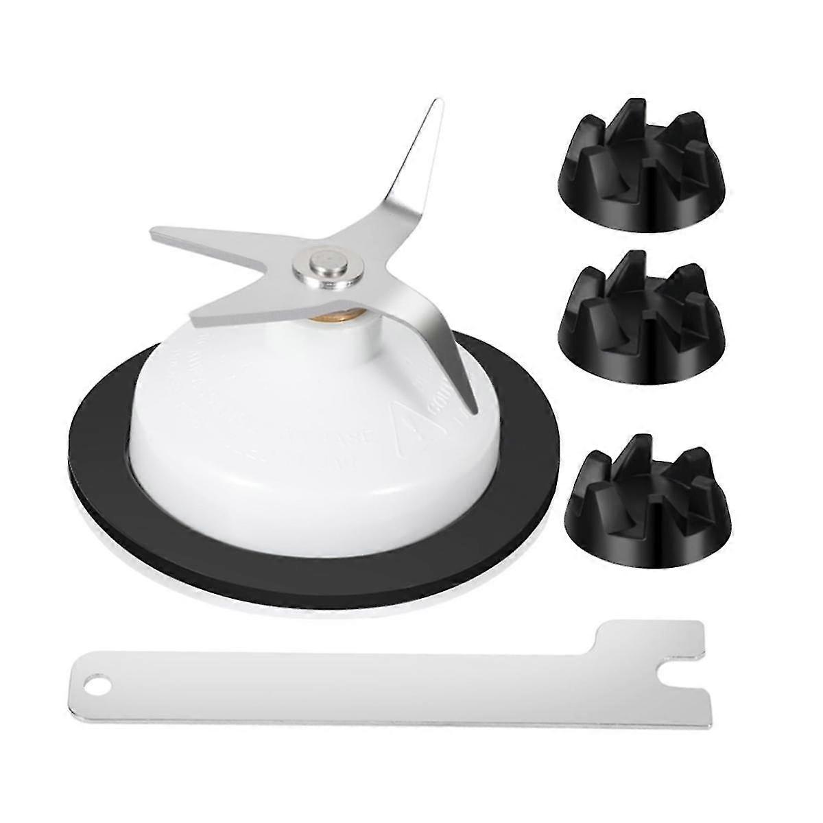 9704230 Blender Coupler with Spanner Kit Blender Blade 4 Leaf with Rubber Gasket Seal compatible with Blender P