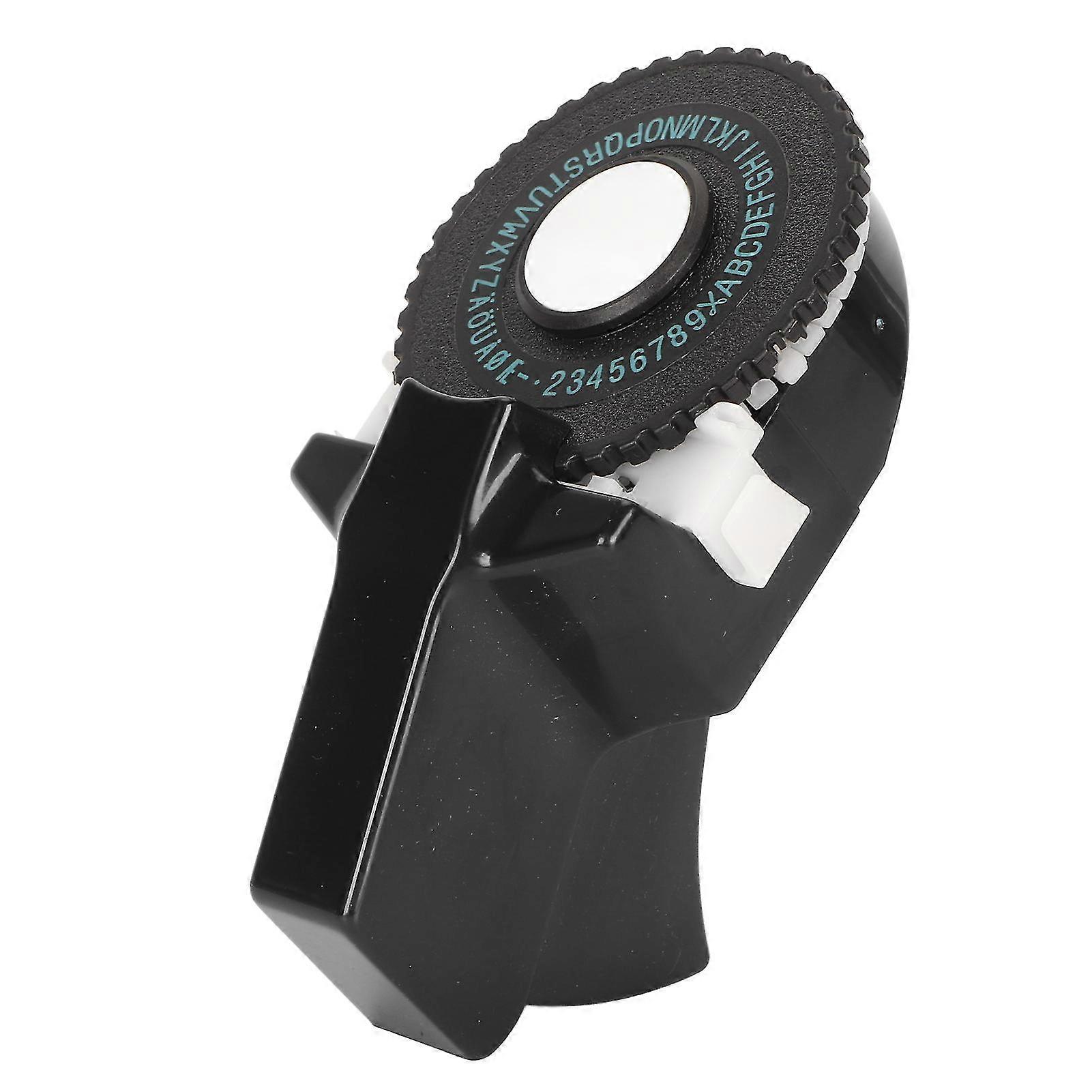 Inkless Embossing Label Maker Portable Ergonomic Design Easy Operation for Craft DIY Black