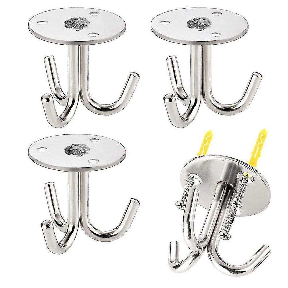 Solid Stainless Steel Fixed Hook Hanging Wall-mounted Ceiling Hanging Stainless Steel Ceiling Three