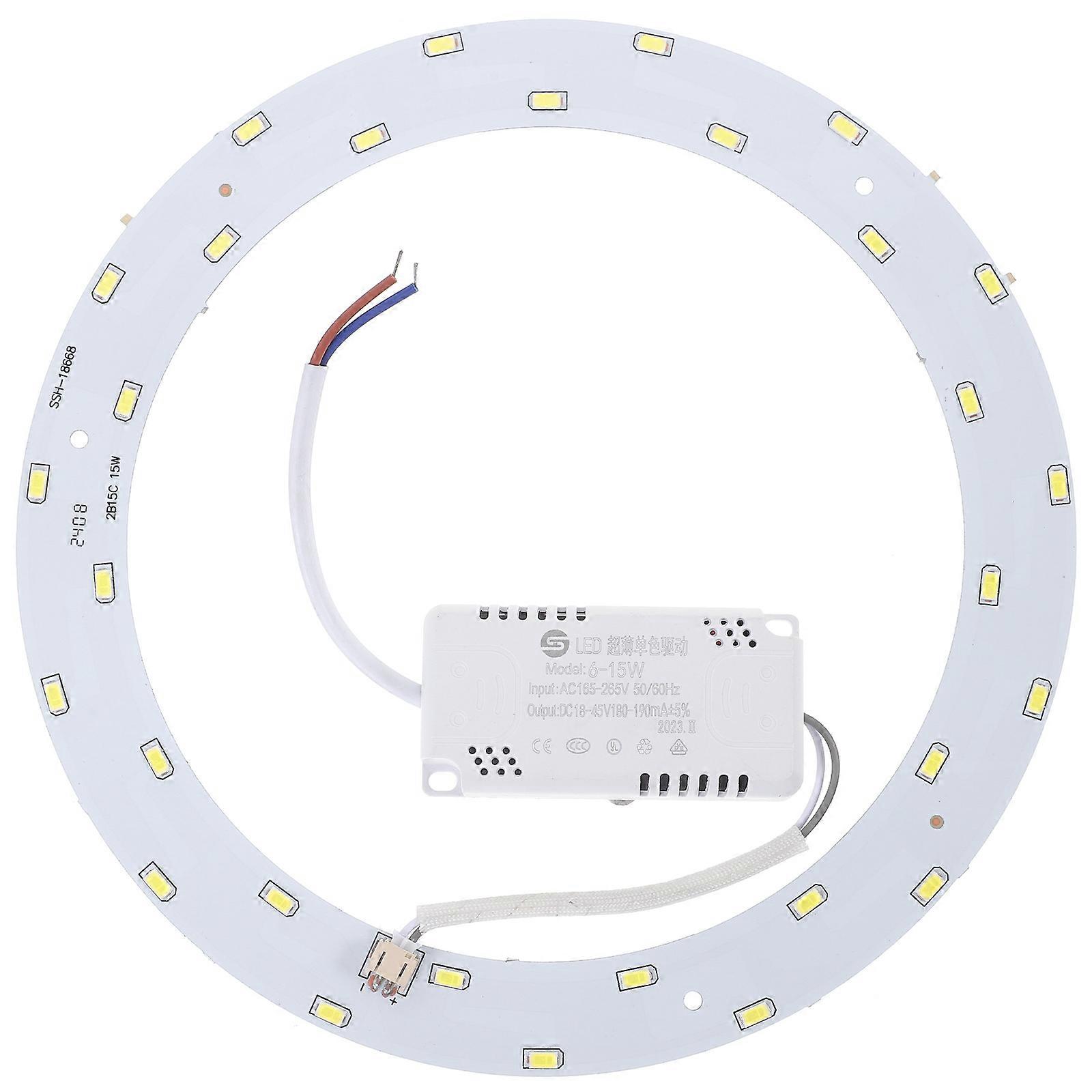 Pannello LED Circolare Aexit 12W 24 LED SMD 5730 - Luce Bianca 6500-7000K Con Driver Integrato
