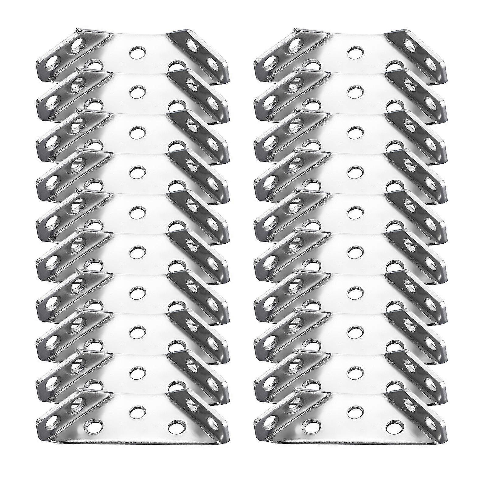 Universal Furniture Corner Connector Rustproof Corrosion Resistant Simple Installation Shelf Cabinet Furniture Triangle Support Corner Bracket_xi [jkw