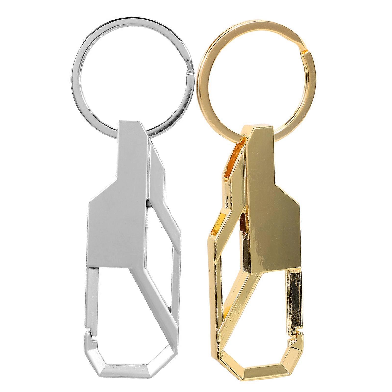 2pcs Key Chain Car Key Ring Clip Car Key Ring Automotive Key Chain Holder Keyring