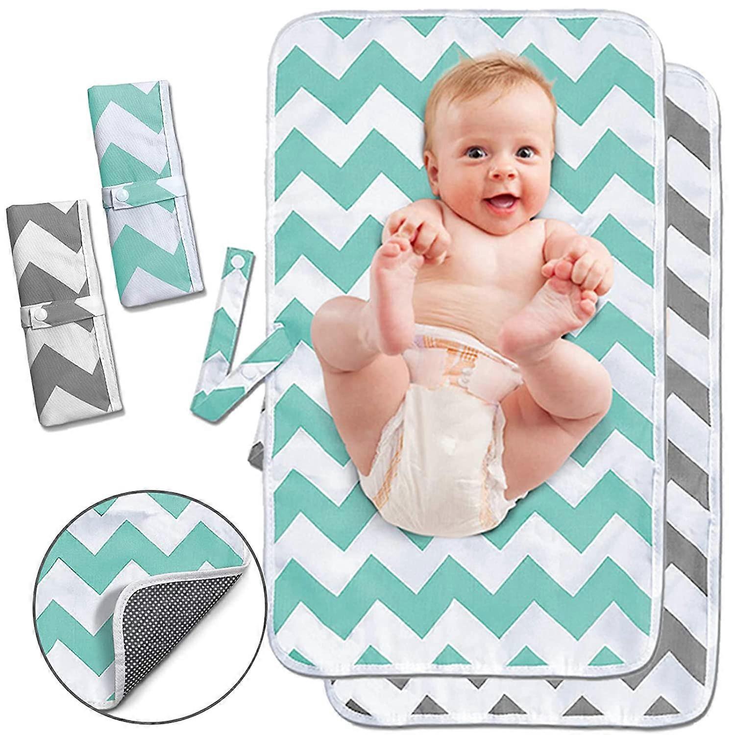 Baby Diaper Changing Pads Reusable and Washable for Family Outings - 2 Count
