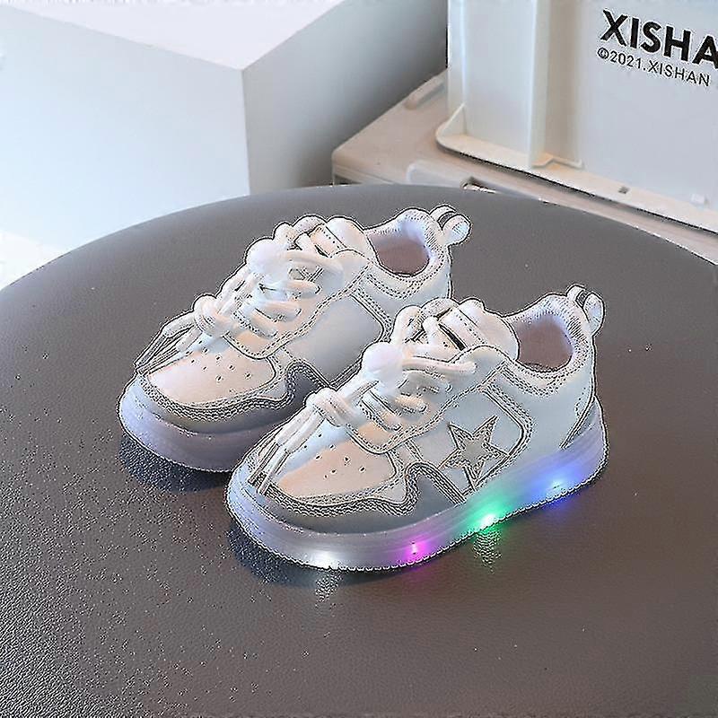 Enfants Chaussures Lumineuses Enfants Baskets 2023 Garçon Enfant Baskets Pour Filles Courir Chaussures Blanches Avec Semelle Lumineuse Baskets Lumineuses