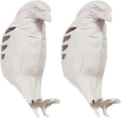 البومة الجدار الخفيفة ، أصلع النسر الجدار الخفيفة ، 2 قطع 3D LED أضواء الجدار ، بطارية تعمل الراتنج ضوء الليل ، أضواء الجدار مع عزر ، المنزل الحديث 