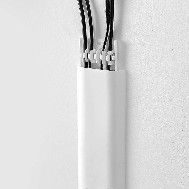 Wire Cover Nail Free Wire Storage Organizer Wall Network Cable Routing Device Tv Cable Cover Trough Invisible Shielding Power