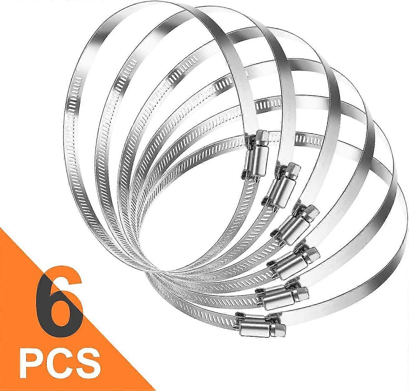 Uxcell Hose Clamp, (59-82mm) 2 1/3\" To 3 2/9\" Adjustable Stainless...