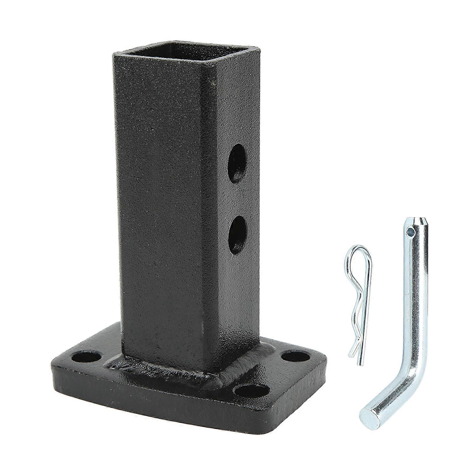 Trailer Receiver Tube Rust Proof Strong Strength Sprayed Plastic Surface Stable Connection for Camping RV
