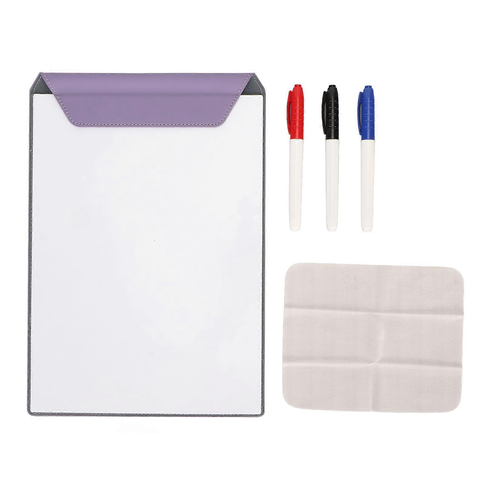 Mini Magnetisk Whiteboard Multipurpose Bärbar A4 Torr Radera Mini Whiteboard för hemmöteskontor