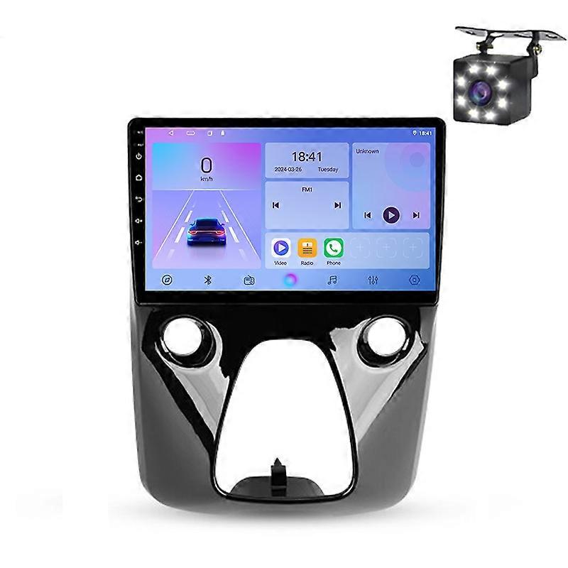 Car Radio For Peugeot 108 Toyota Aygo B40 2014-2021 Multimedia Video Player Carplay Navigation Auto