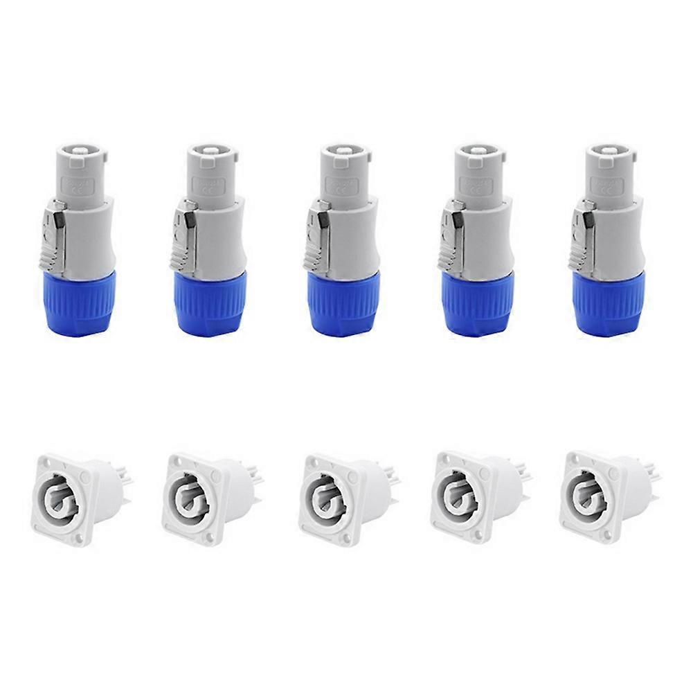 3 PIN AC Powercon Connector Male Plug NAC3FCA AC Plug 20A/250V for Stage Light LED Screen