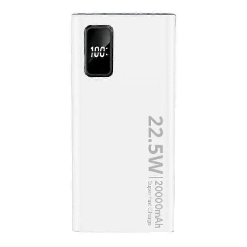 Super Powerbank 20000mAh, 22.5W - Blanco