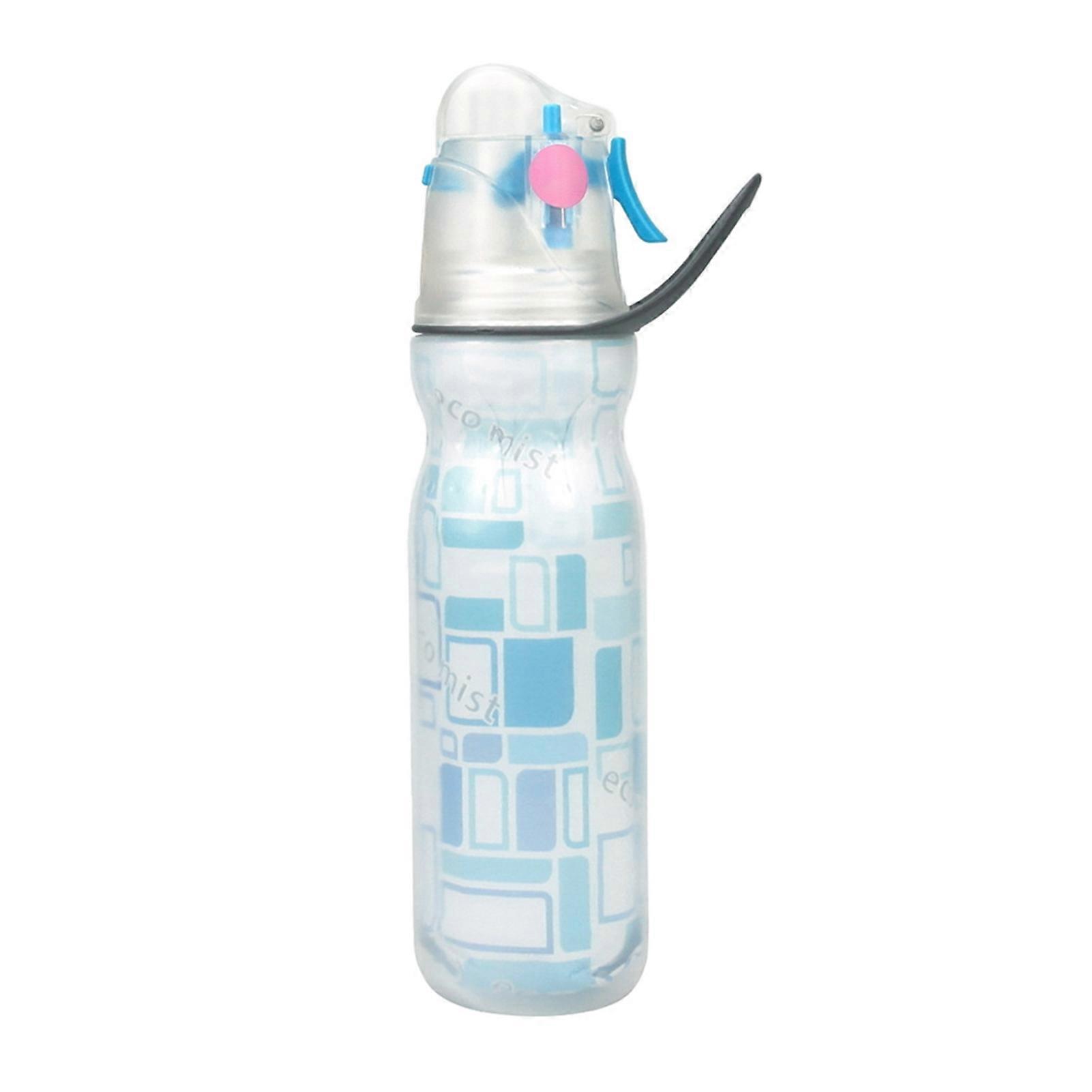 590ML Mist Spray Water Bottle 3 Layers Insulated Large Capacity BPA-Free Portable Leak-proof Men Women Travel Gym Sports Workout Straw Drinking Cup