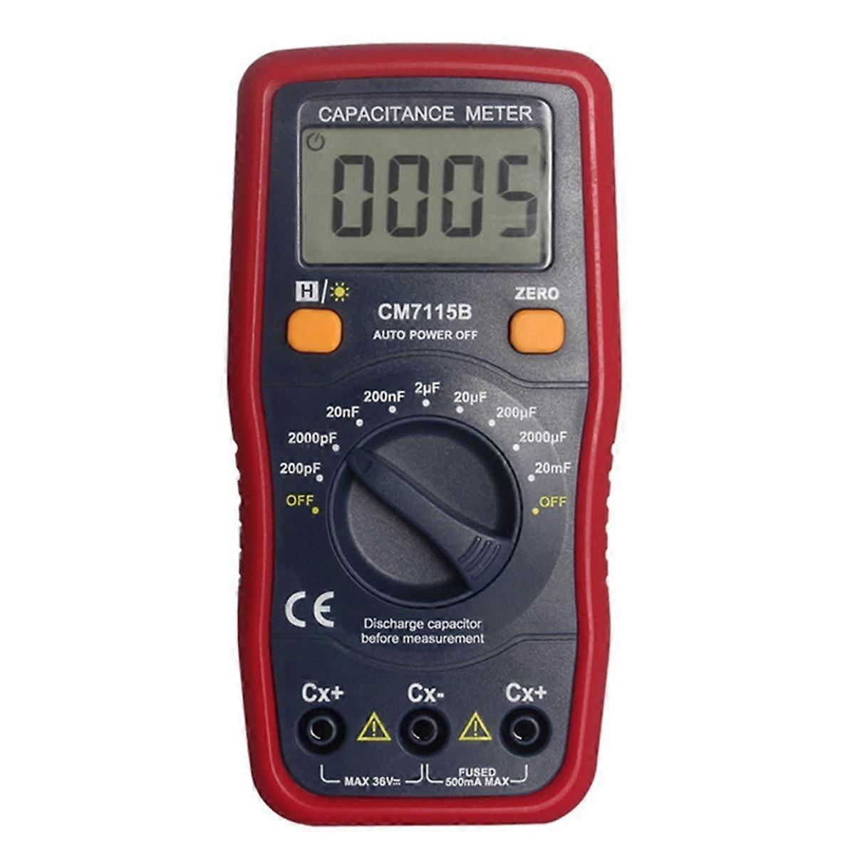 CM7115B Capacitance Meter Digital Multimeter LCD Display Measurement Tool, CM-7115A Upgrade