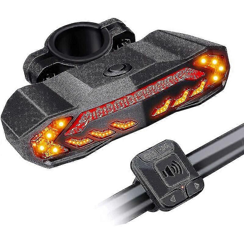 Allarme bici con telecomando Luce posteriore bici 110db Allarme bici antifurto forte Kryc