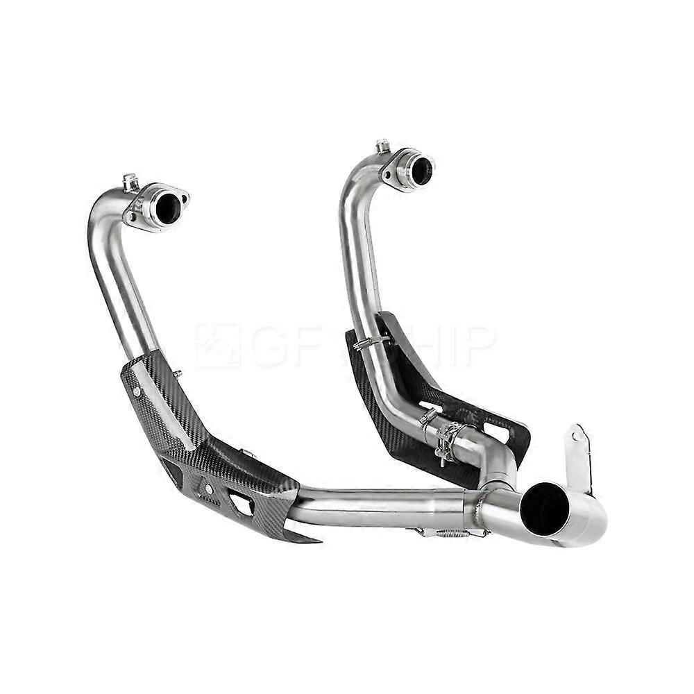 For MOTO GUZZI V85TT 2021 2022 2023 V 85TT V85 V 85 TT Euro5 Escape Slip-on Motorcycle Exhaust Muffler Head Link Pipe Slip-on