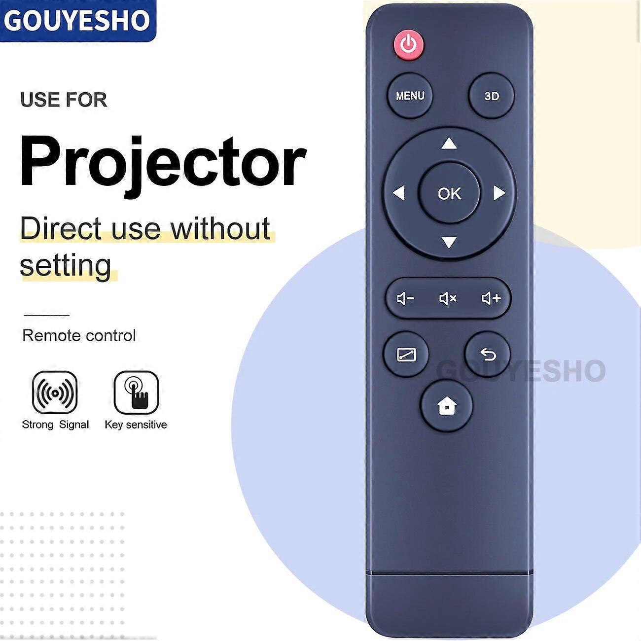 New Remote Control for Vankyo Pocket Burger 101 & EUG Mini E3 & Rigal RD-606 GPX PJ809B Micro Mini LED LCD Portable Projector