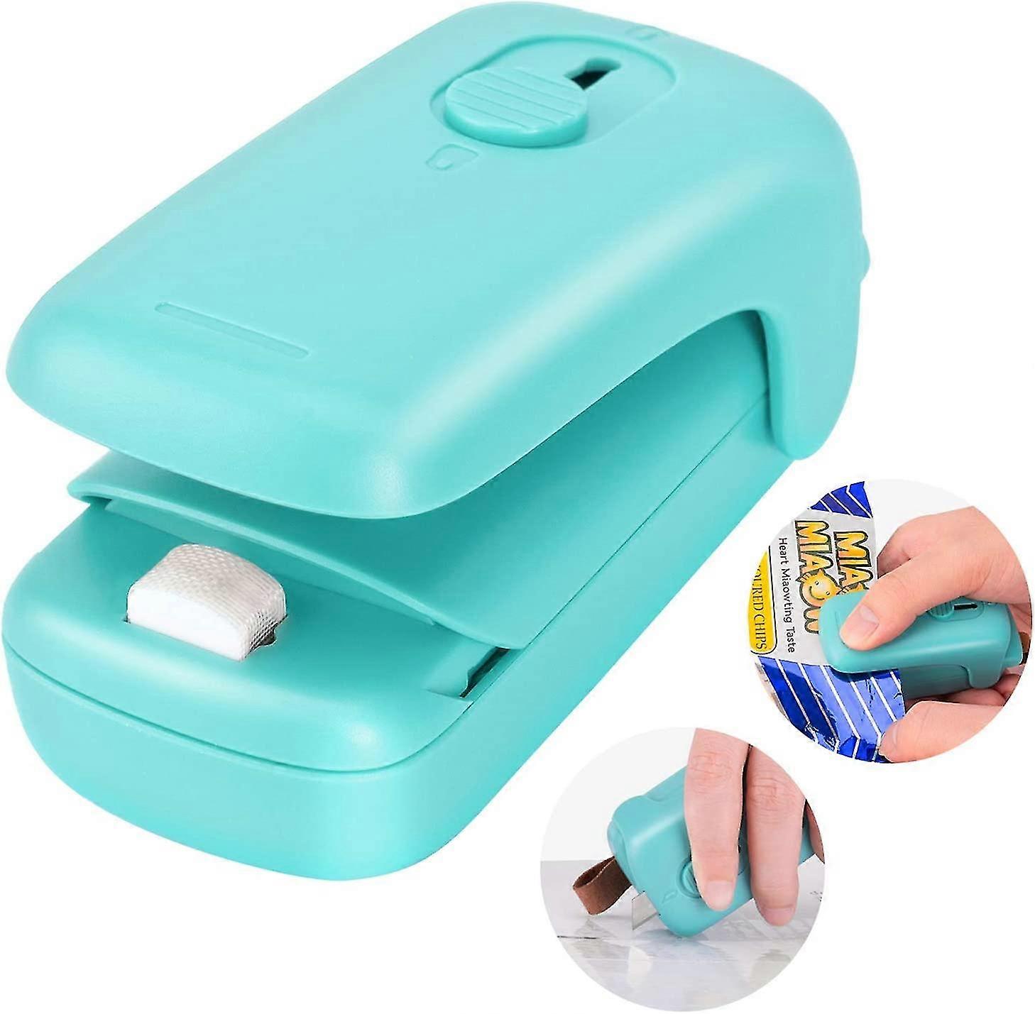 Mini Bag Sealer, Portable Heat Sealer, 2 In 1 Food Sealer And Cutter