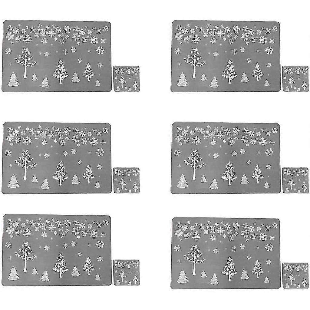 Pvc Table Mat, Christmas Table Mat, Hotel Tableware Mat, Printed Table Mat