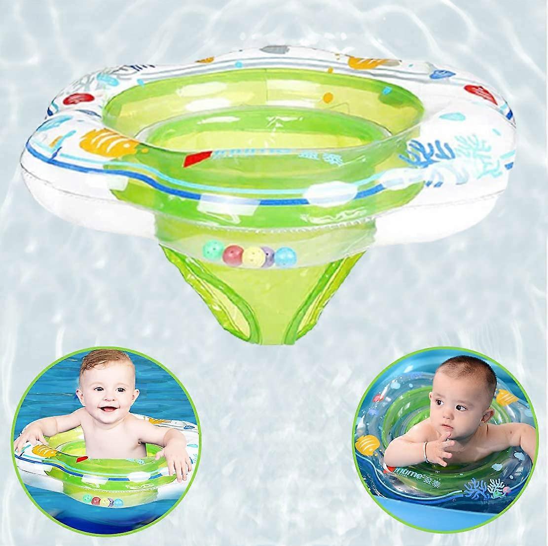 Baby svømmeflåd ring til pool 6-36 måneder, baby hals float, vand float til småbørn, fuld sjov spædbarn svømning float