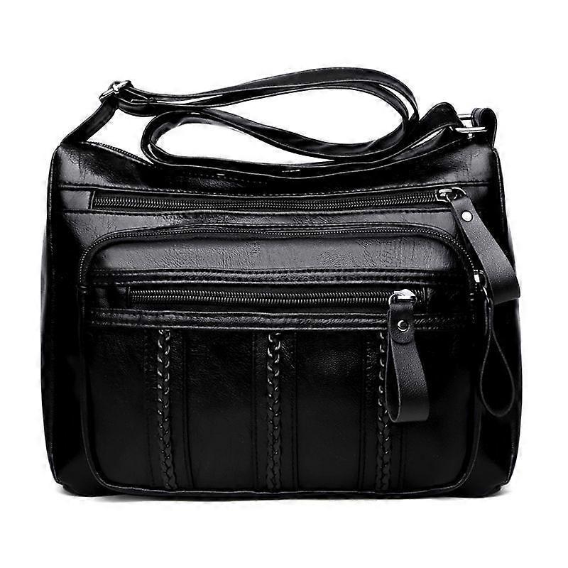 Fashion large capacity multi-layer shoulder bag