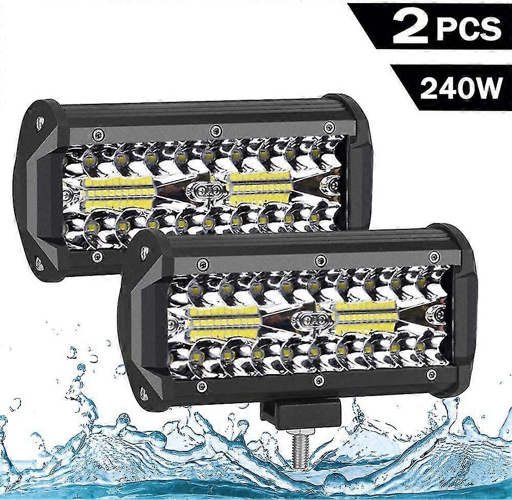 Led Light Bar, 2pcs 240w Off Road Driving Lights