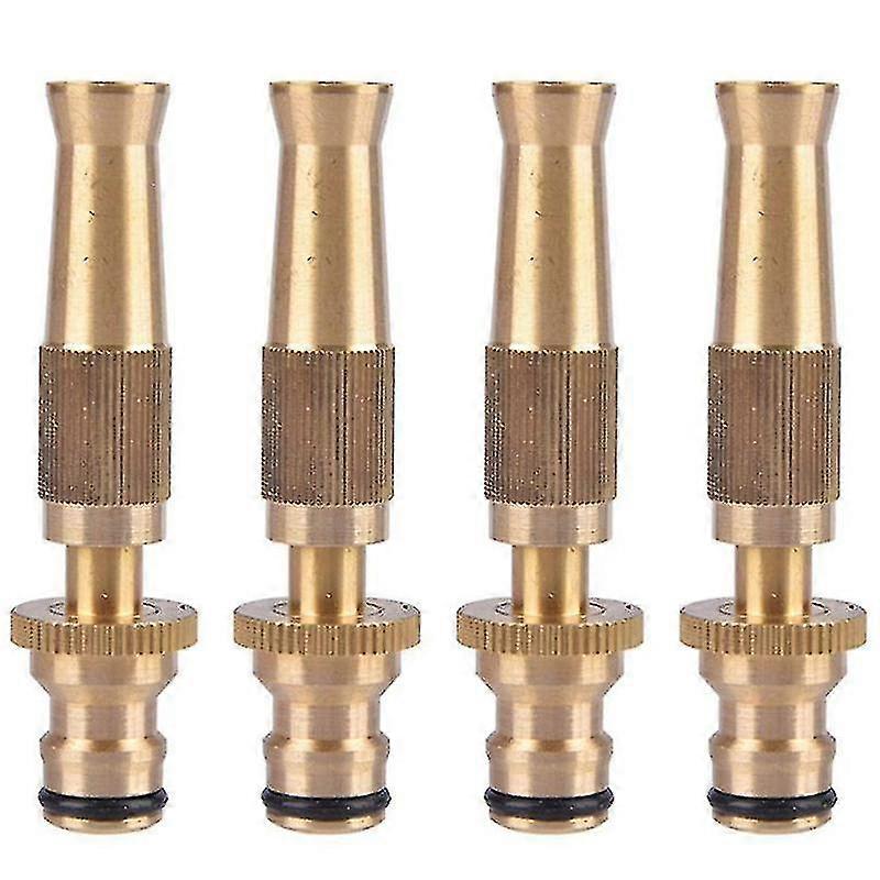 4 Piece Spray Nozzle Brass Adjustable Copper Straight Connector Spray