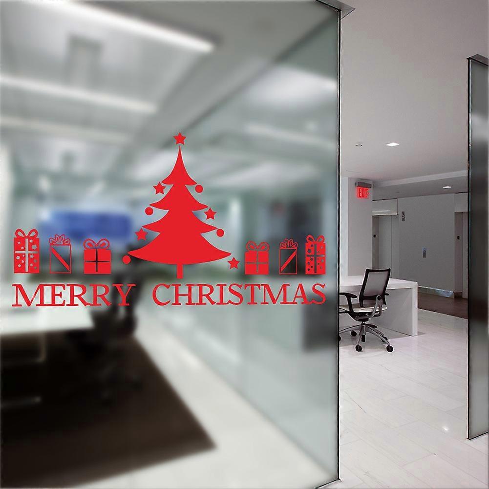 1pc Christmas TREE XMAS GIFT Wall Sticker