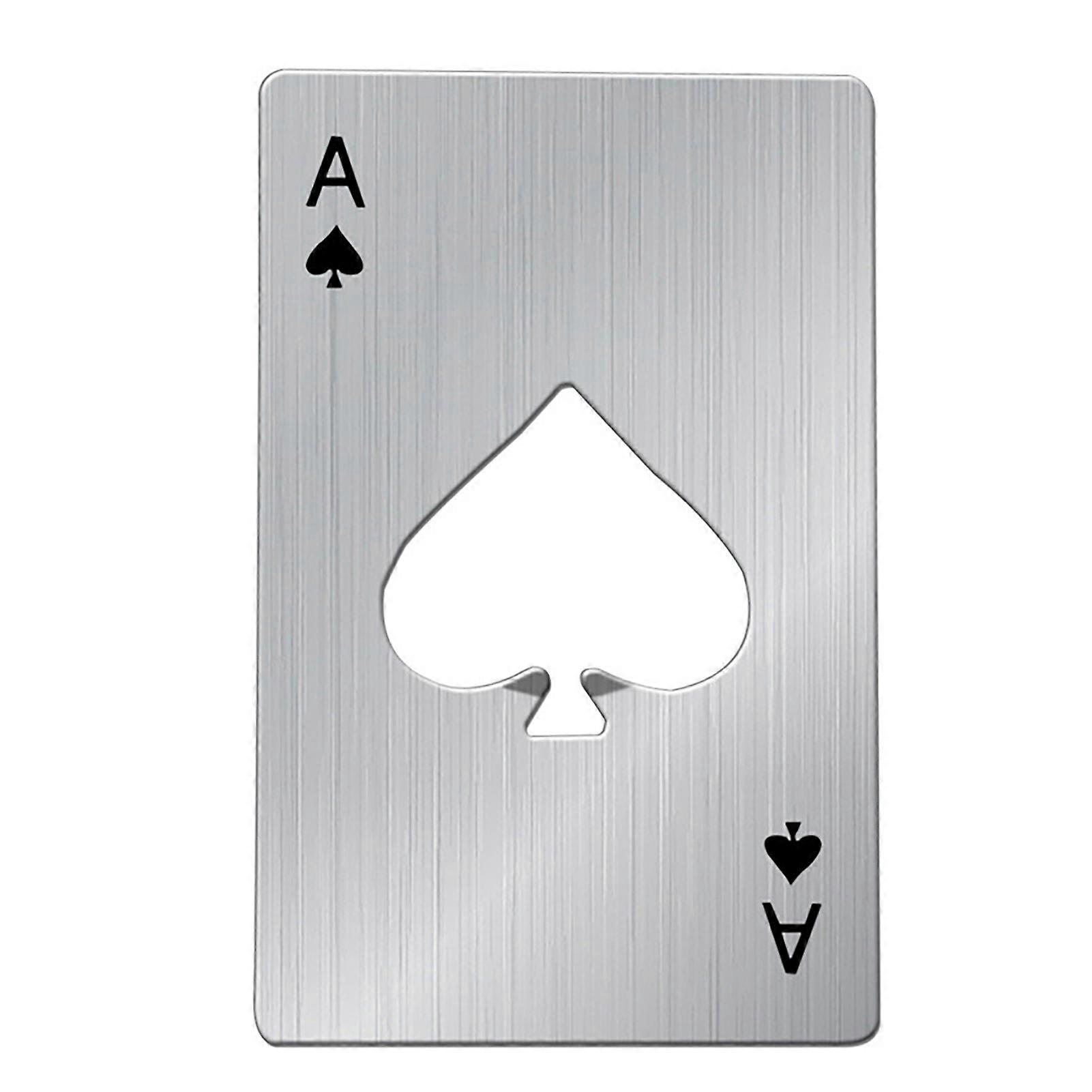 Bottle Opener High Strength Convenient Open Bottle Portable Poker Card Shape Bottle Opener for Home