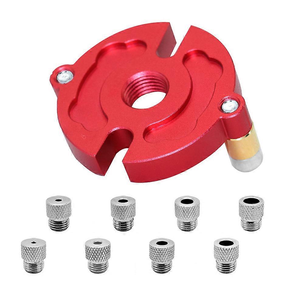 Woodworking Self-Centering Doweling Jig Drill Kit Vertical Hole Drilling Guide Punch Locator Tool with 3-10mm Drill Bushings