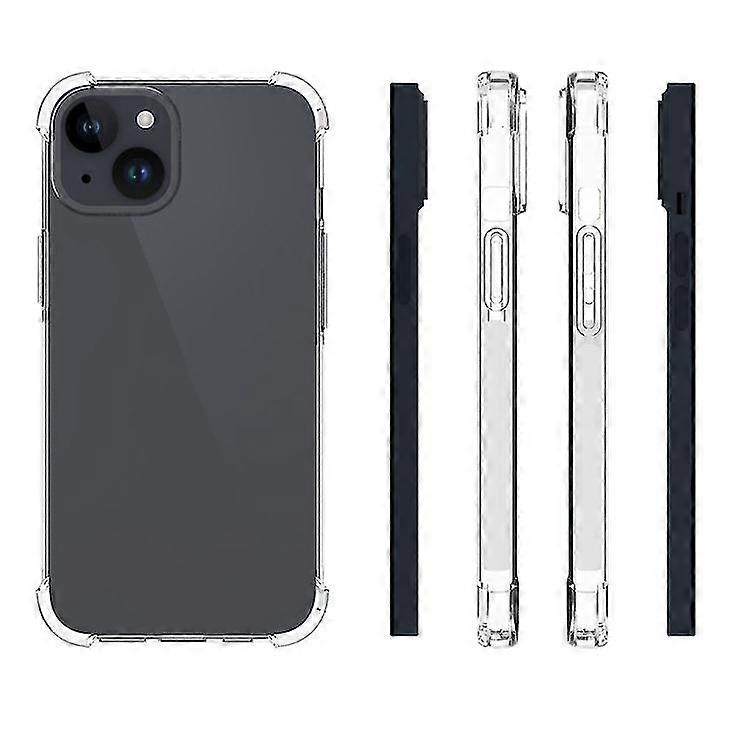 Compatible with Iphone 15 Shockproof Non-slip Thickening Tpu Mobile Phone Case