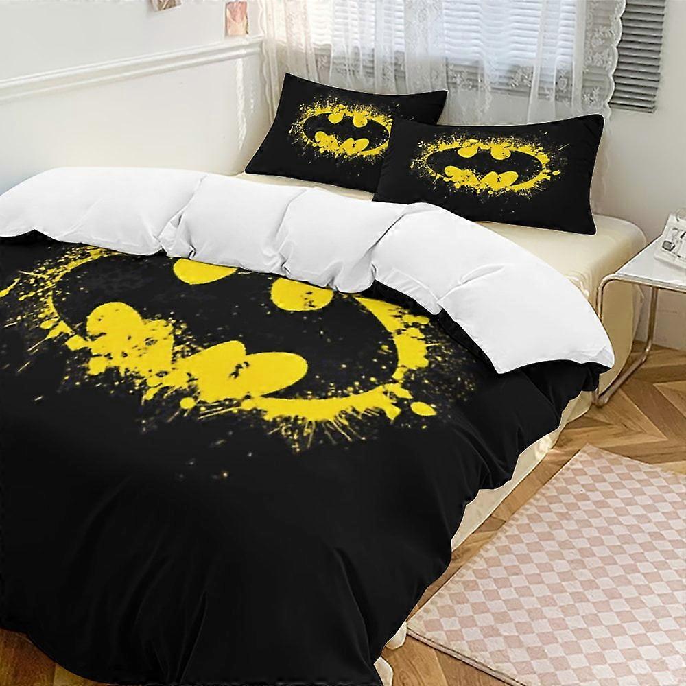v1893  Bed Sheets Bedding Batman 3-Piece Bedding Set Soft Warm And Comfortable Bed Set with 1 Duvet Cover And 2 Pillowcases Bed Sheets  yuq1893