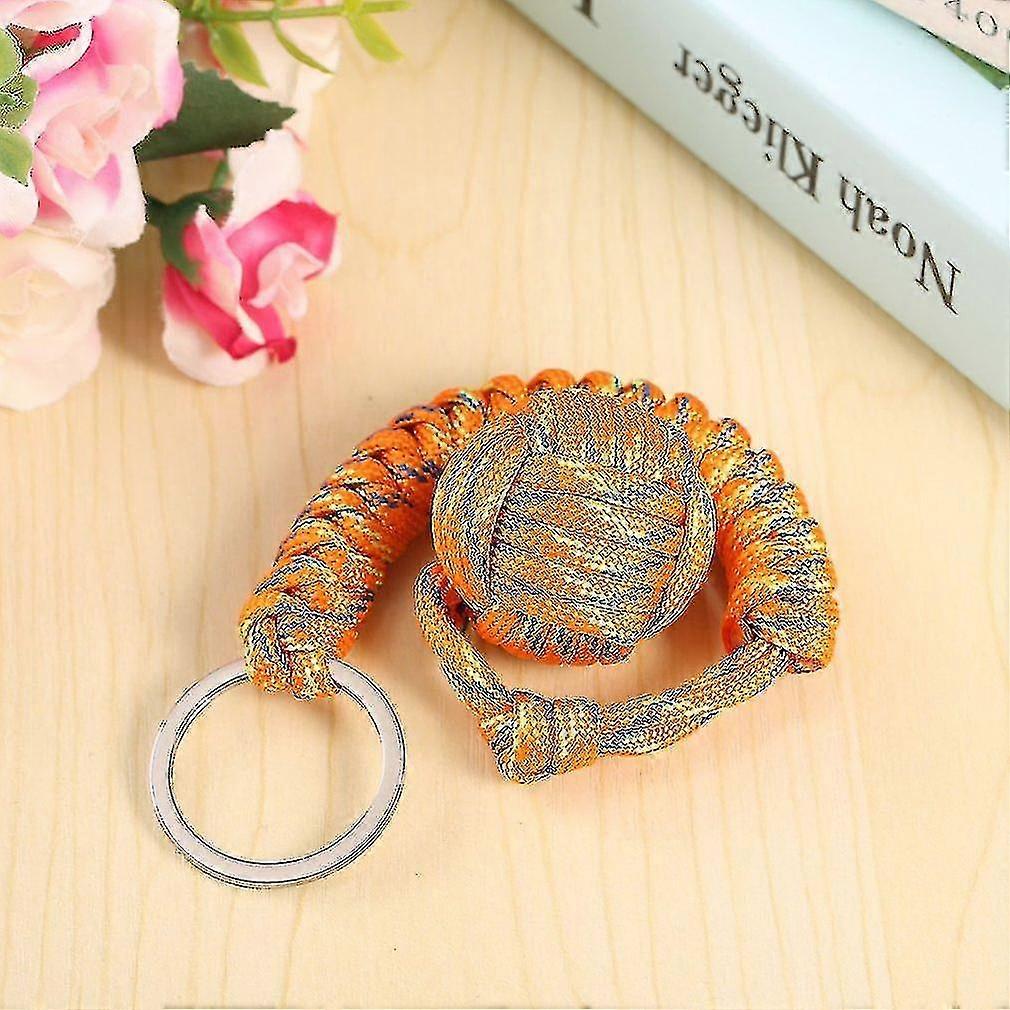 Yyh Security Protecting Monkey Fist Self Defense Multifunctional Key Chain