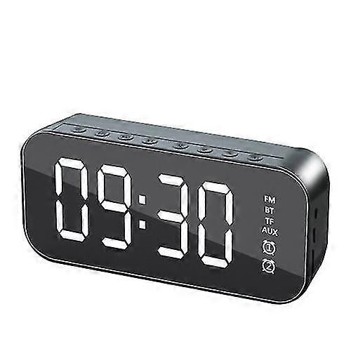 Multifunctional LED digital alarm clock, bluetooth speaker, bedside desktop luminous electronic music box
