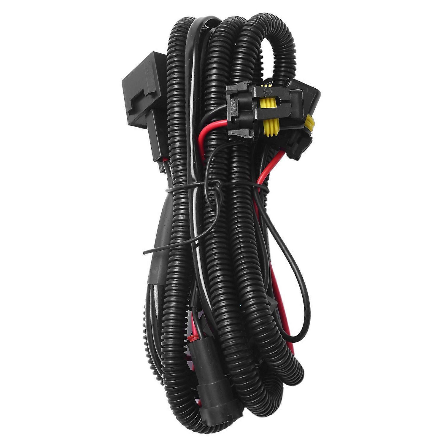 1Pcs Car Fog Light Relay Harness H11 880 Relay Adapter Extension Cable 40A Led Light and Halogen Fo