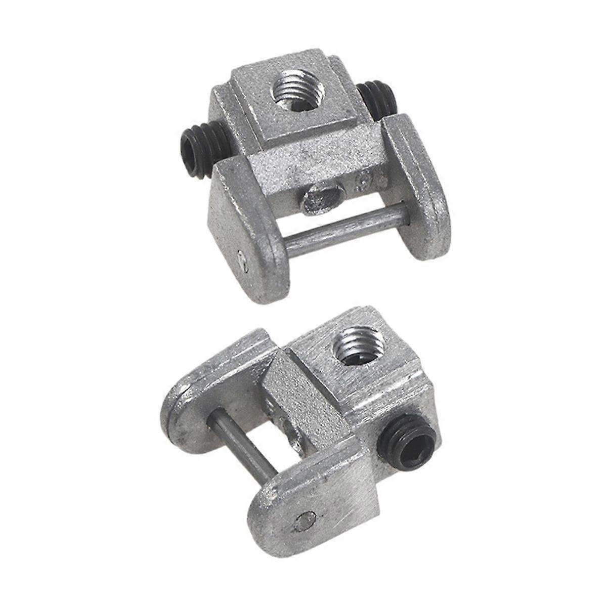 2Pcs Scroll Saw Blades Holders Conversion Kits Pin-Less Adapter Metal Upper/Lower Blade Holders