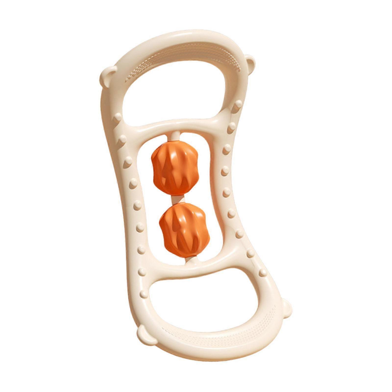 מעגל פילאטיס כלי כושר מתיחת גוף טבעת יוגה לירכיים רגליים גוון בז 'כתום