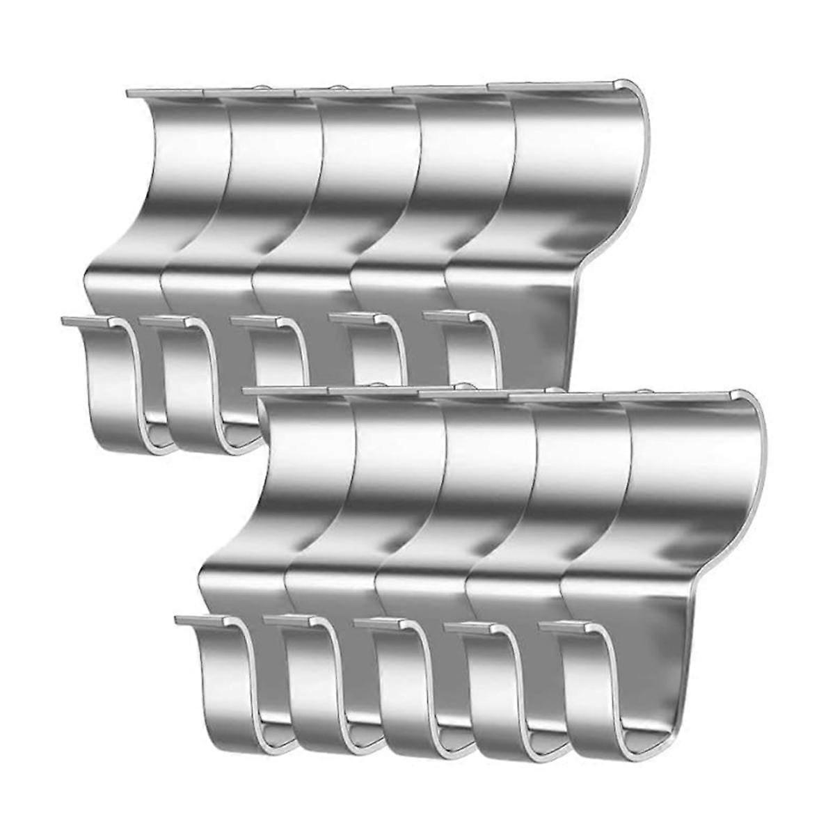 10Pcs Hooks for Siding,Siding Hooks for Hanging Outdoor,No-Hole Needed Vinyl Siding Clips for Hanging Decorations,A