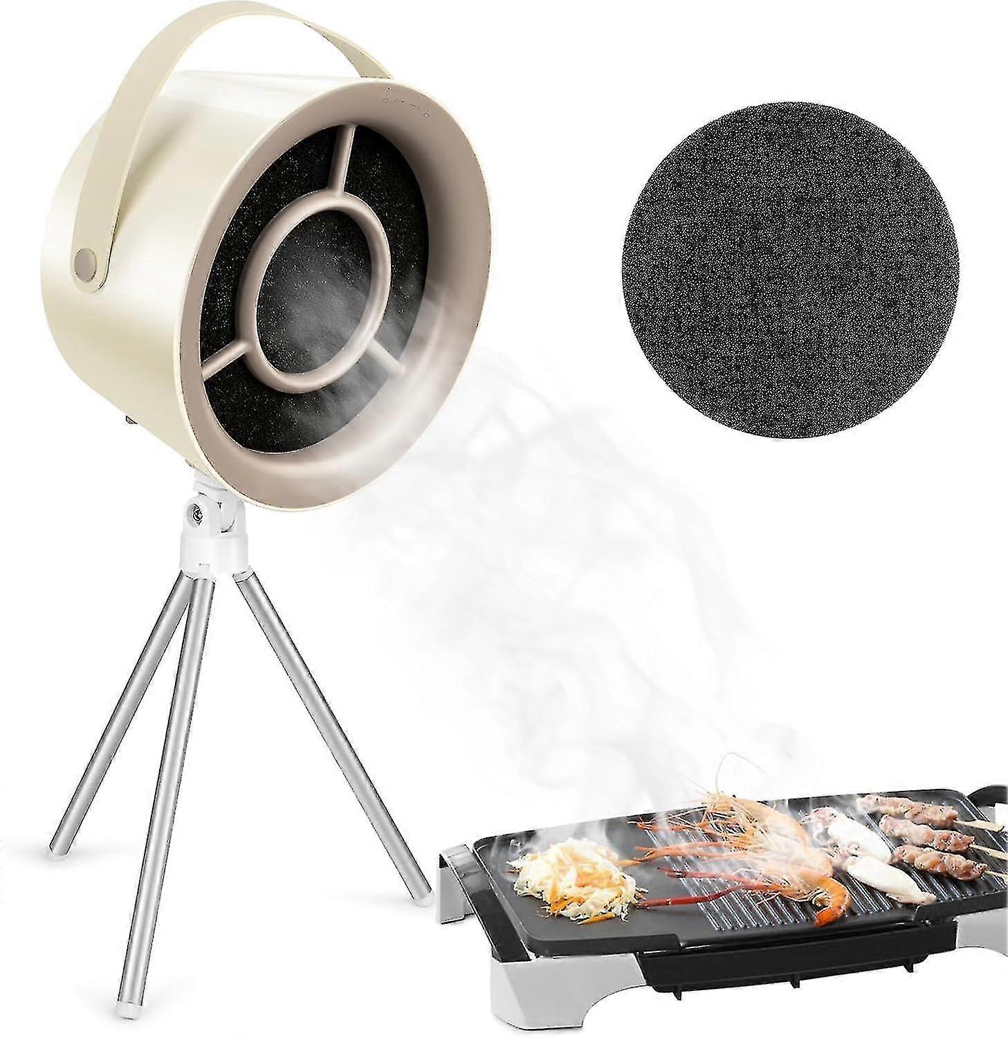 Desktop Range Hood Portable Range Hood com 3 velocidades exaustor destacável tela de filtro óleo adsorvido Mini Range Hood Fit For Bbq Indoor Hot Bot