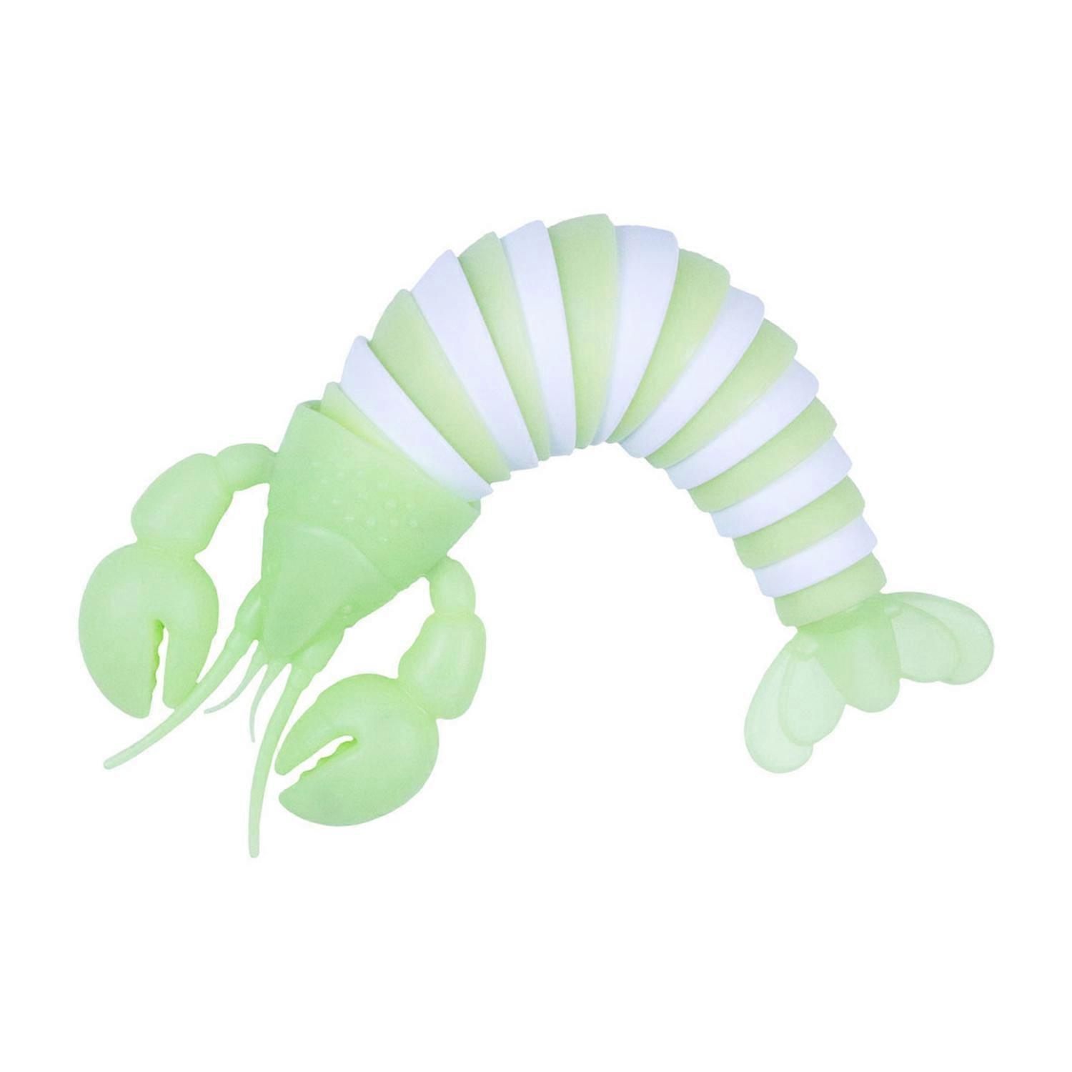 Fidget Lobster Toy Colorful Cute 3D Articulated Stim Toy Wrist Strength Exercise Stress Relief Funny