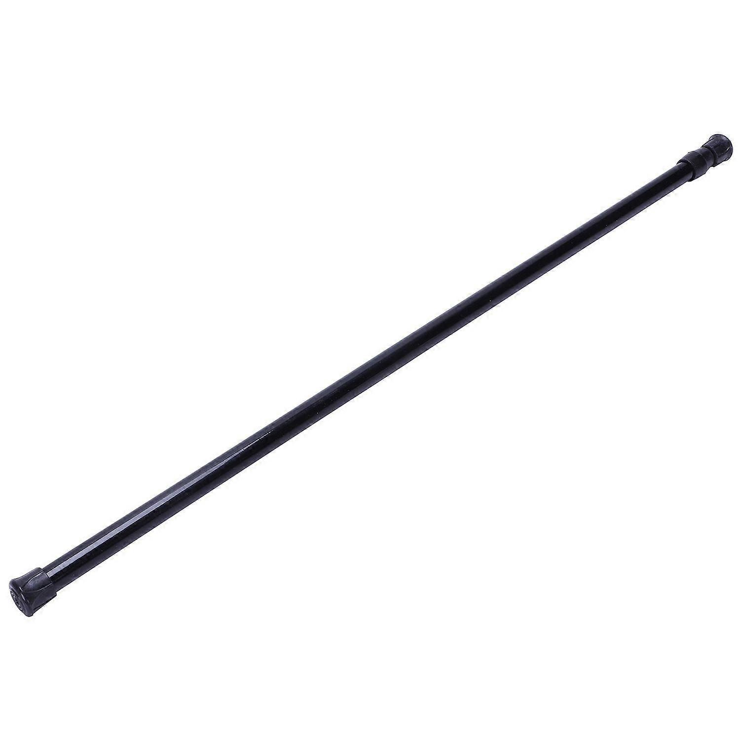 Extendable Telescopic Spring Loaded Net Voile Tension Curtain Rail Pole Rods,55-90Cm,Black