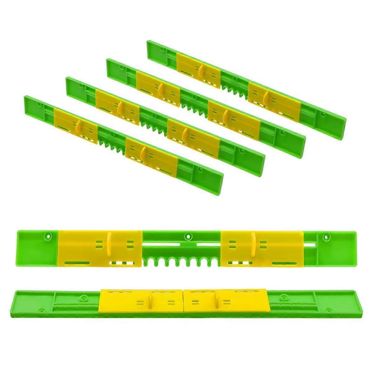 6 Pack Beehive Entrance Reducer, Bee Hive Mouse Guard 8 Frame,12.5Inch Plastic Beehive Sliding Mouse Guards