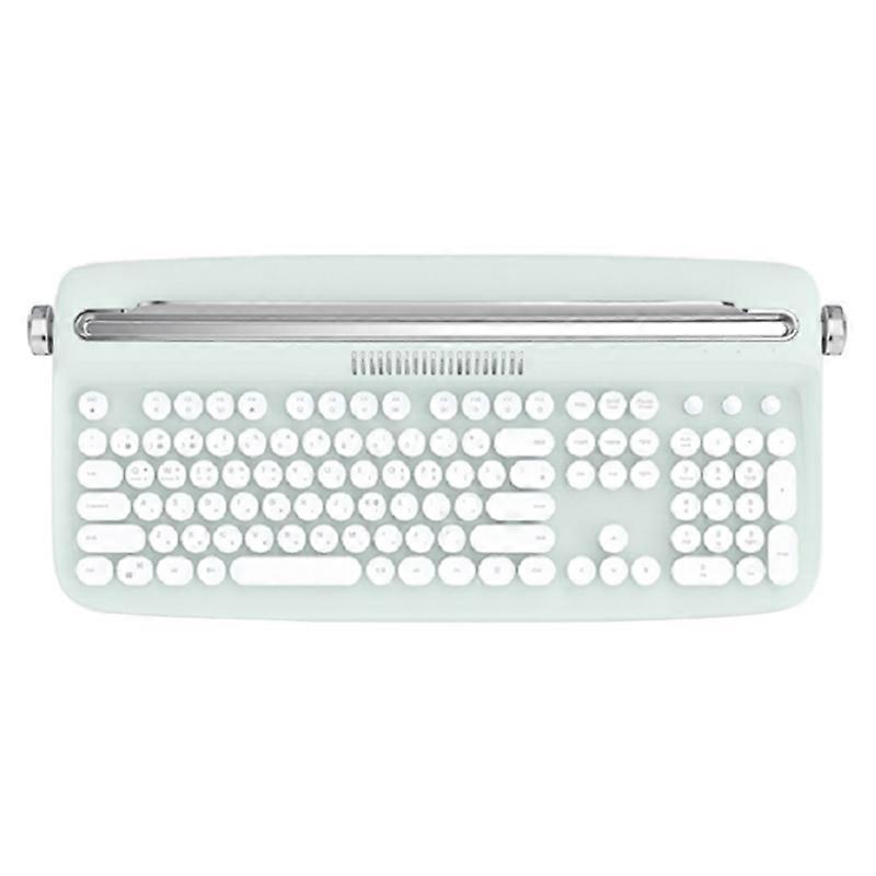 Round Keycap 108keys BT Mini Wireless Keyboard Waterproof for Tablet Notebook