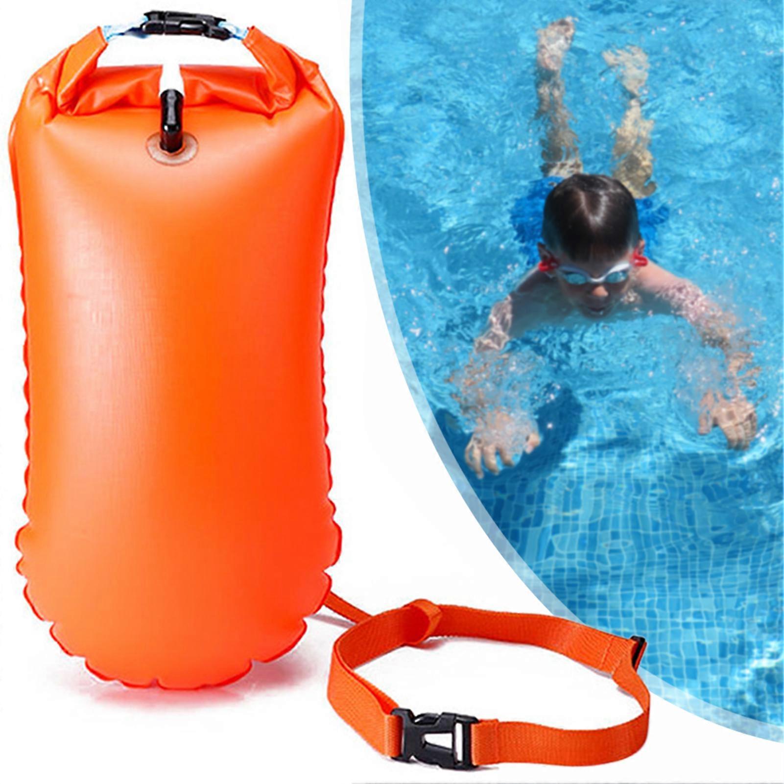 Swimming Buoys for Beignner Swim Safety Float Pull Buoys Backpack for Enthusiasts