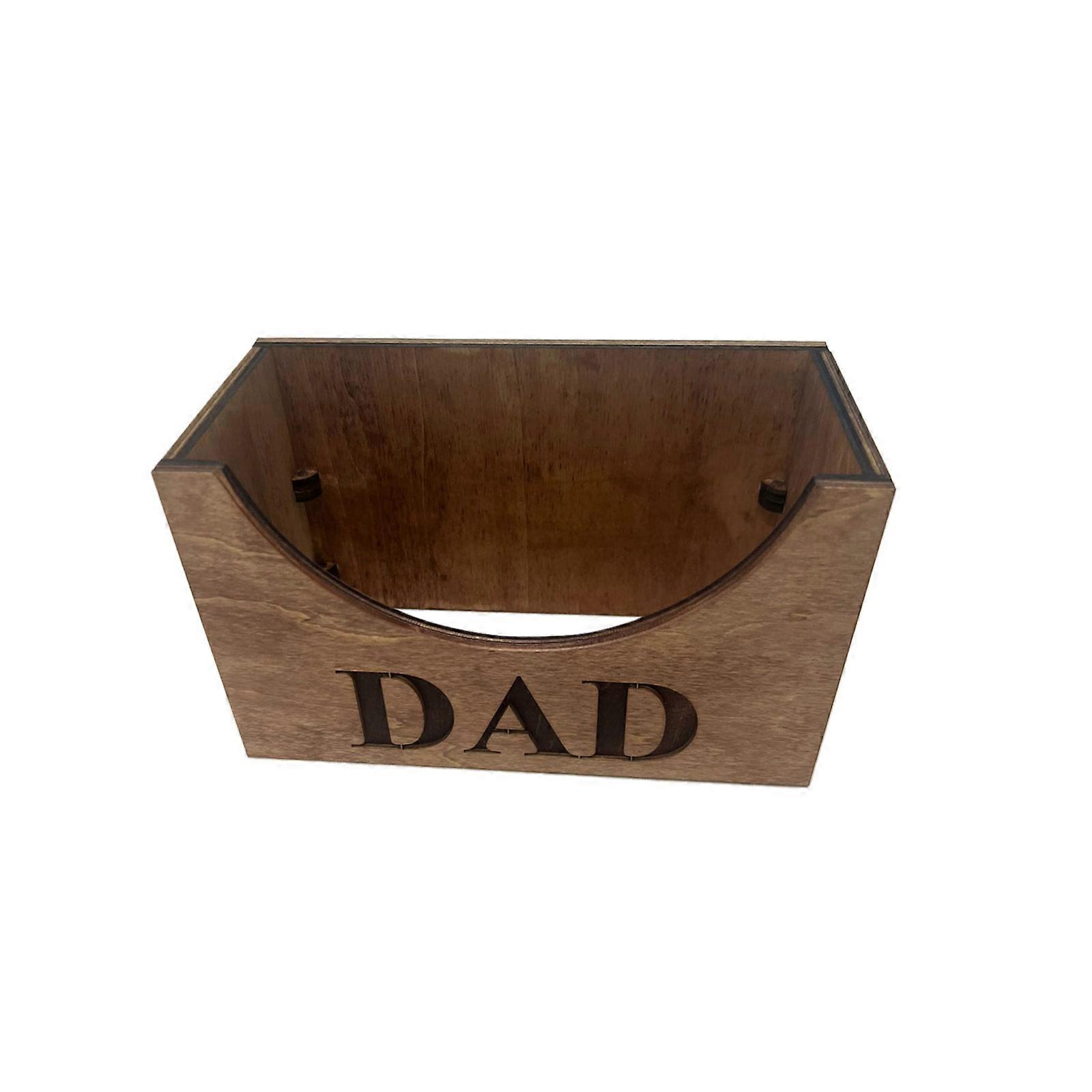 Kundenspezifische hölzerne Huthalterbox - Baseball-Huthalter - Vatertagsgeschenk