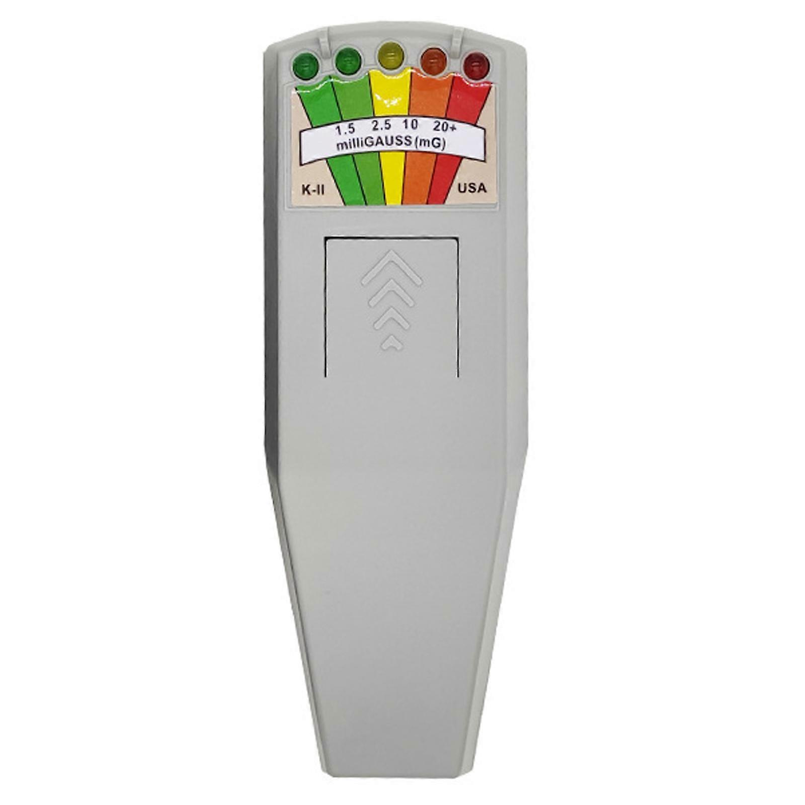 5 Led Emf Meter Magnetic Field Detector Ghost Hunting Paranormal Equipment Tester Counter